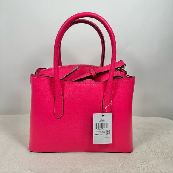 Kate Spade New York RORY Pink Saffiano Medium Satchel Crossbody Bag - Picture 7 of 16